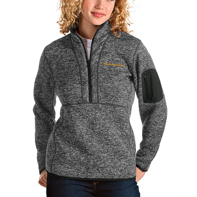 Women's Antigua Washington Football Team Fortune Quarter-Zip Pullover Jacket