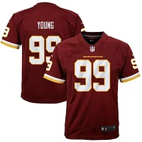 Youth Nike Chase Young Burgundy Washington Football Team Game Jersey