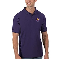 Men's Antigua Purple Orlando City SC Legacy Pique Polo