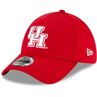 Men's New Era Red Houston Cougars Campus Preferred 39THIRTY Flex Hat