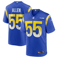 Men's Nike Brian Allen Royal Los Angeles Rams Game Jersey