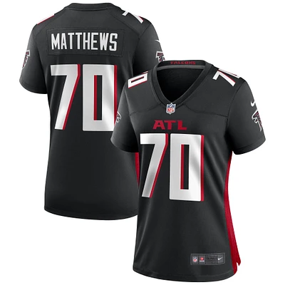 Women's Nike Jake Matthews Black Atlanta Falcons Game Jersey