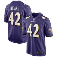 Men's Nike Patrick Ricard Purple Baltimore Ravens Game Jersey