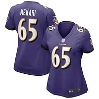 Women's Nike Patrick Mekari Purple Baltimore Ravens Game Jersey