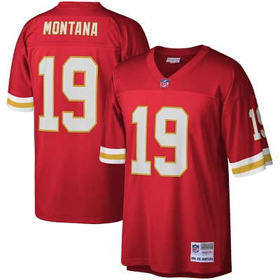 Men's Mitchell & Ness Joe Montana Red Kansas City Chiefs Legacy Replica Jersey