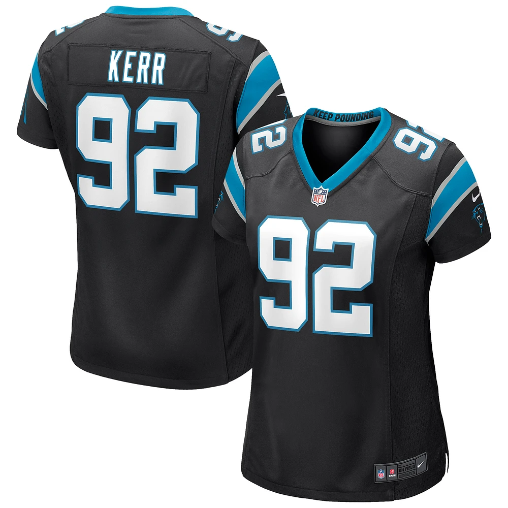 Women's Nike Zach Kerr Black Carolina Panthers Game Jersey