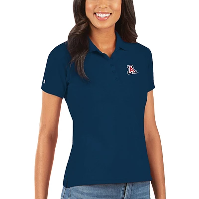 Women's Antigua Navy Arizona Wildcats Legacy Pique Polo