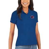 Women's Antigua Royal Boise State Broncos Legacy Pique Polo