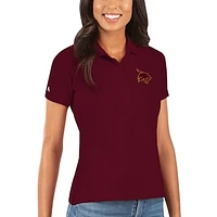 Women's Antigua Maroon Texas State Bobcats Legacy Pique Polo