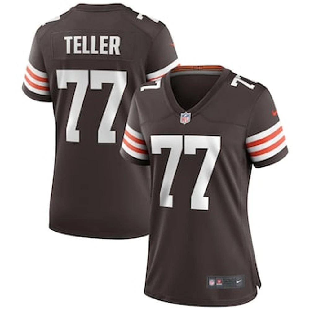 Women's Nike Wyatt Teller Brown Cleveland Browns Game Jersey