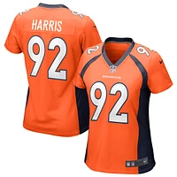 Women's Nike Jonathan Harris Orange Denver Broncos Game Jersey