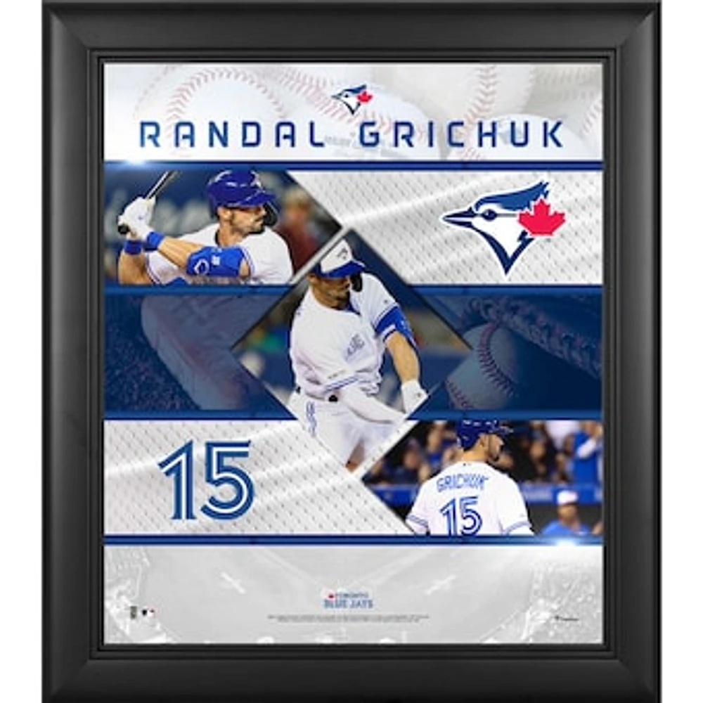 Randal Grichuk Toronto Blue Jays Framed 15" x 17" Stitched Stars Collage