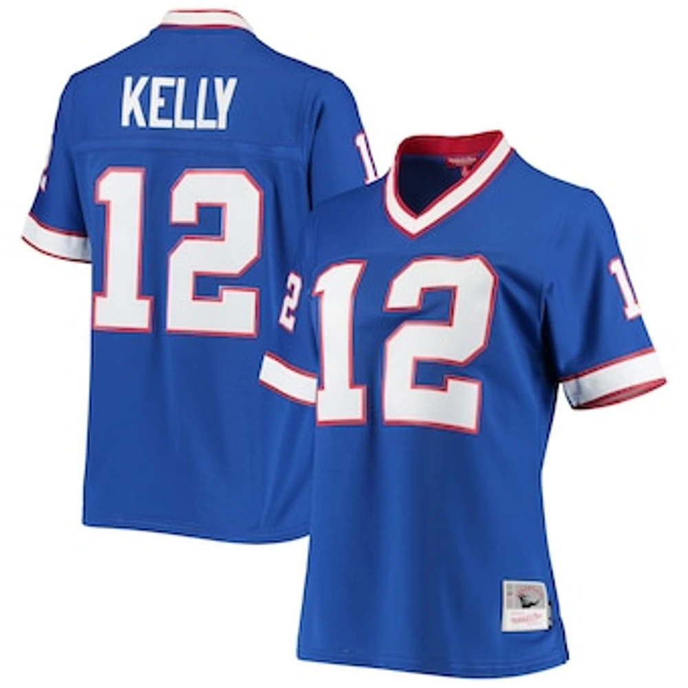 Women's Mitchell & Ness Jim Kelly Royal Buffalo Bills 1990 Legacy Replica Jersey