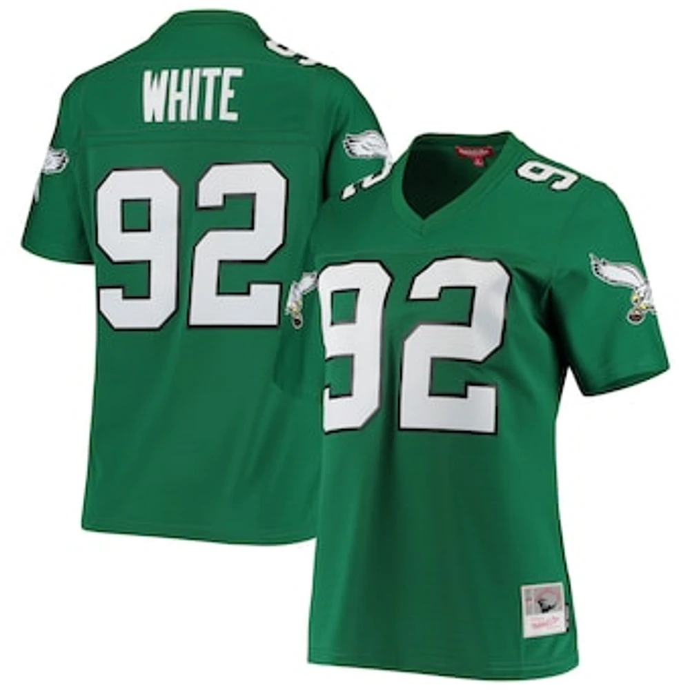 Women's Mitchell & Ness Reggie White Kelly Green Philadelphia Eagles 1990 Legacy Replica Jersey