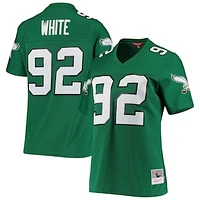 Women's Mitchell & Ness Reggie White Kelly Green Philadelphia Eagles 1990 Legacy Replica Jersey