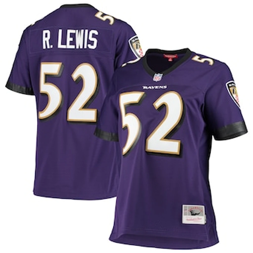 Women's Mitchell & Ness Ray Lewis Purple Baltimore Ravens Legacy Replica Team Jersey