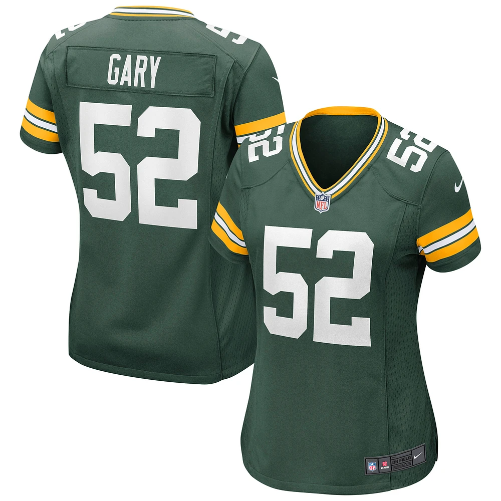 Women's Nike Rashan Gary Green Bay Packers Game Jersey