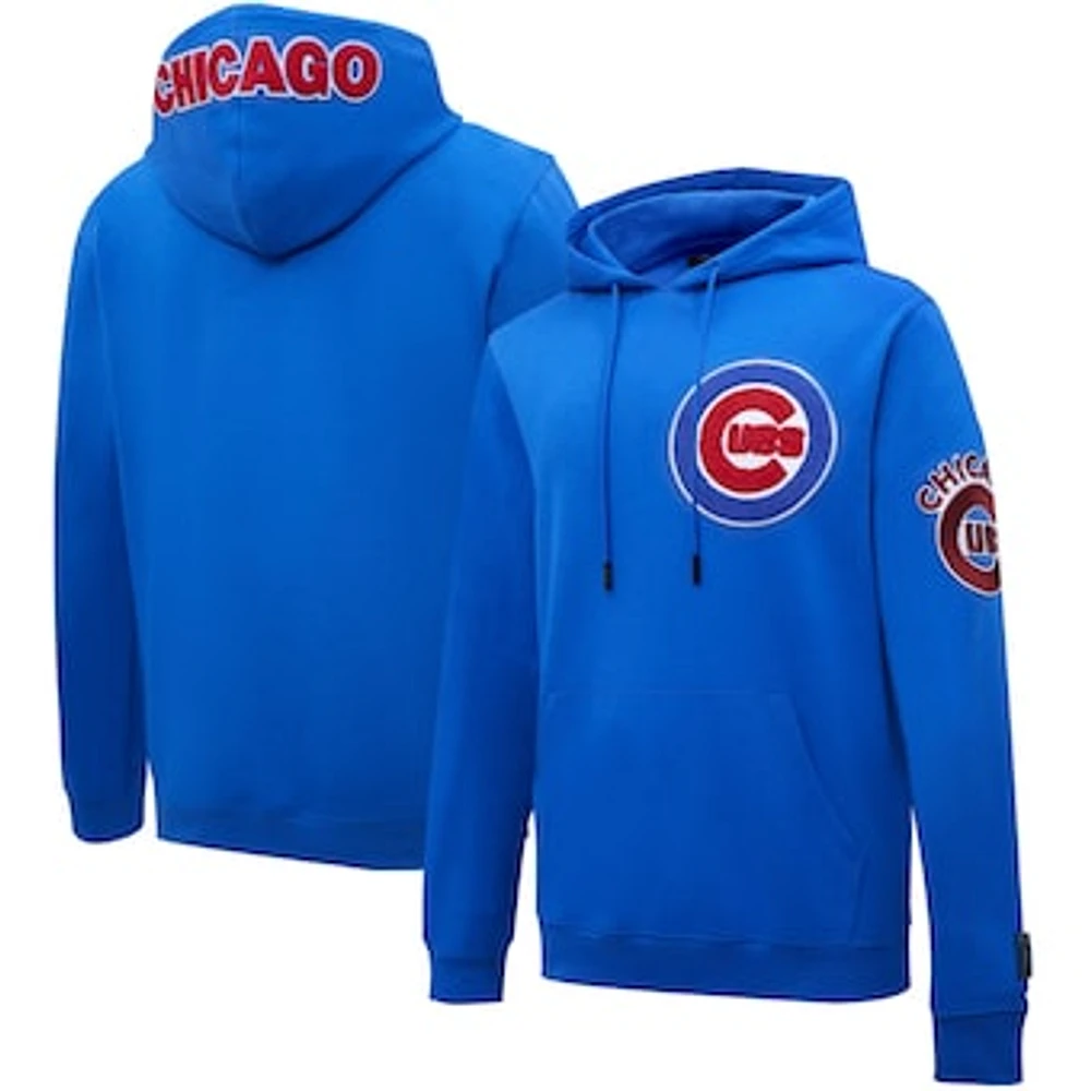 Men's Royal Chicago Cubs Pro Standard Logo Pullover Hoodie