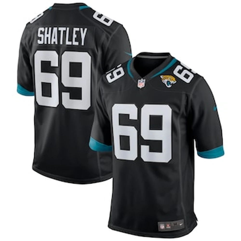 Men's Nike Tyler Shatley Black Jacksonville Jaguars Game Jersey