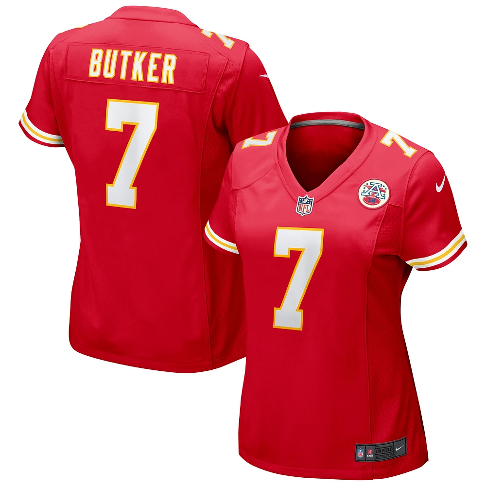 Women's Nike Harrison Butker Red Kansas City Chiefs Game Jersey