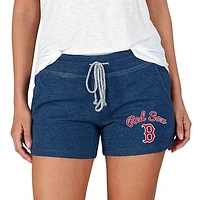 Women's Concepts Sport Navy Boston Red Sox Mainstream Terry Shorts