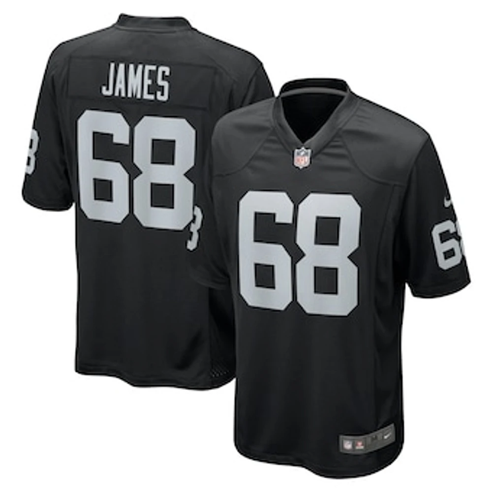 Men's Nike Andre James Black Las Vegas Raiders Game Jersey