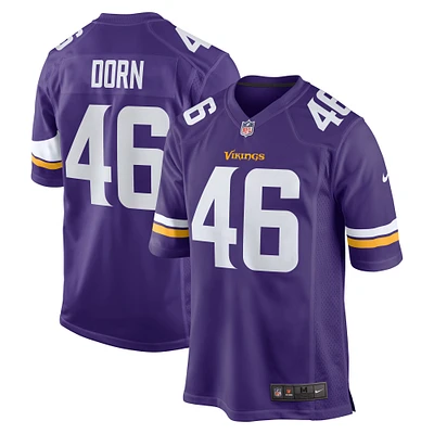 Men's Nike Myles Dorn Purple Minnesota Vikings Game Jersey