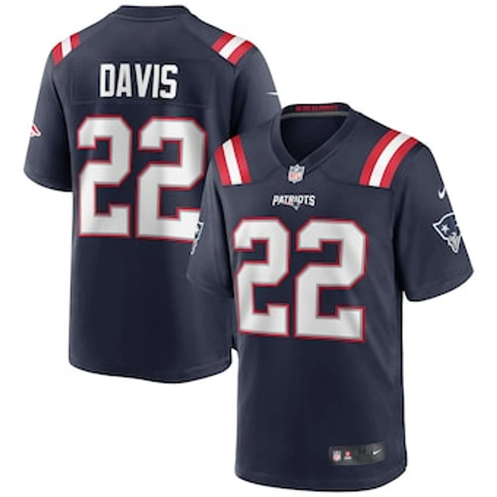 Men's Nike Cody Davis Navy New England Patriots Game Jersey