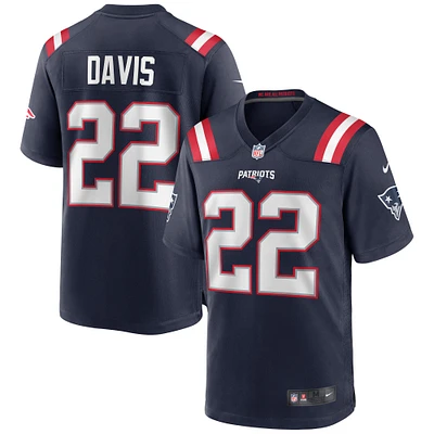 Men's Nike Cody Davis Navy New England Patriots Game Jersey