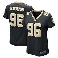 Women's Nike Carl Granderson Black New Orleans Saints Game Jersey