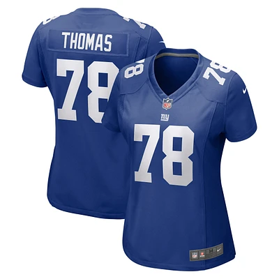 Women's Nike Andrew Thomas Royal New York Giants Game Jersey