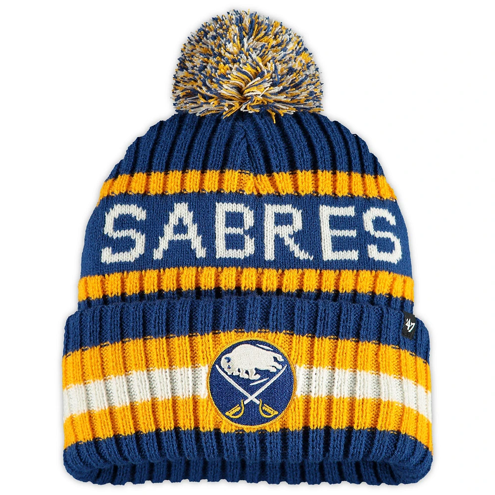 Men's '47 Royal Buffalo Sabres Bering Cuffed Knit Hat with Pom