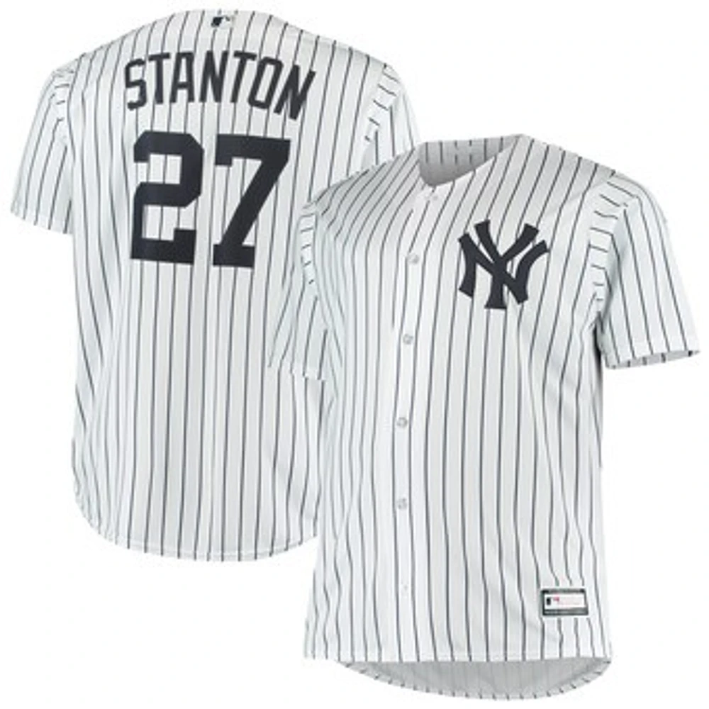 Men's Giancarlo Stanton White New York Yankees Big & Tall Replica Player Jersey