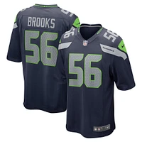 Men's Nike Jordyn Brooks College Navy Seattle Seahawks Player Game Jersey