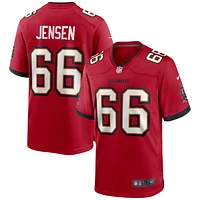 Men's Nike Ryan Jensen Red Tampa Bay Buccaneers Game Jersey