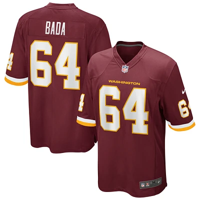 Men's Nike David Bada Burgundy Washington Football Team Game Player Jersey