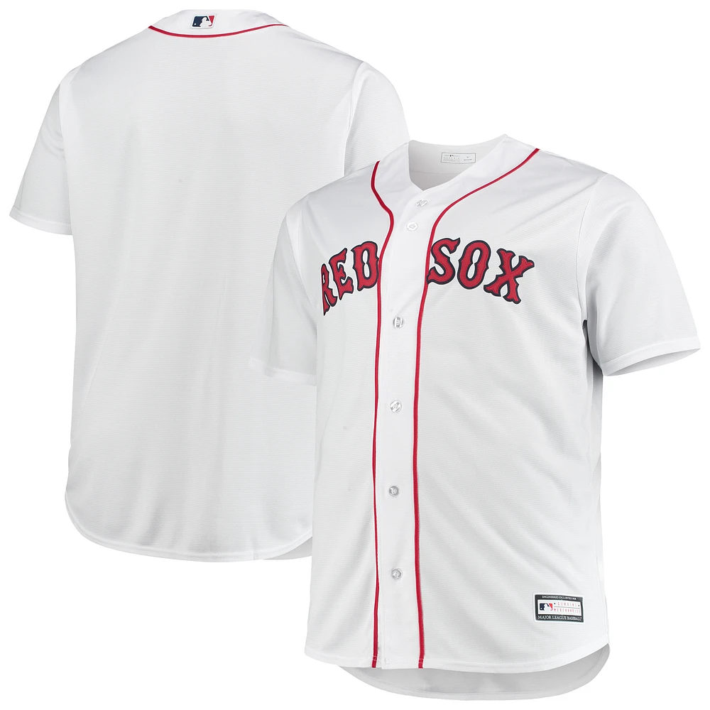 Men's White Boston Red Sox Big & Tall Home Replica Team Jersey