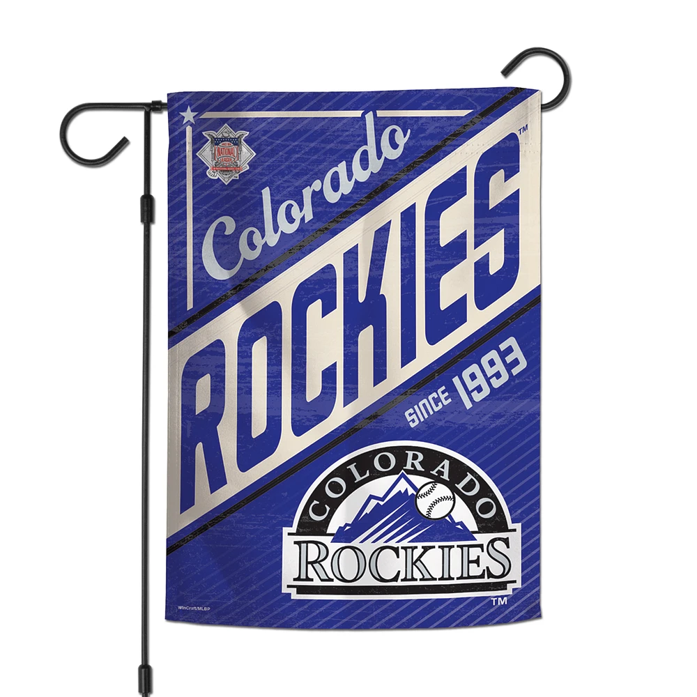 Colorado Rockies WinCraft 2-Sided 12'' x 18'' Garden Flag