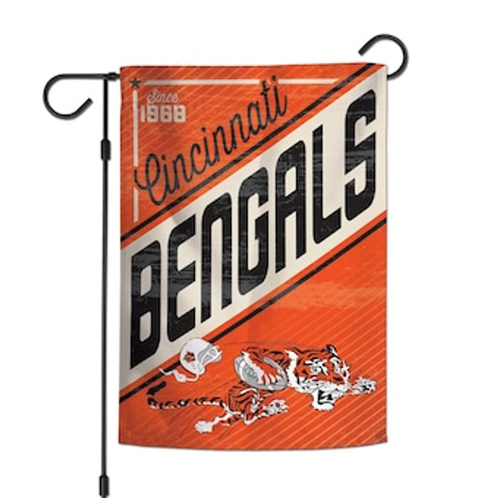 WinCraft Cincinnati Bengals 2-Sided 12'' x 18'' Team Garden Flag