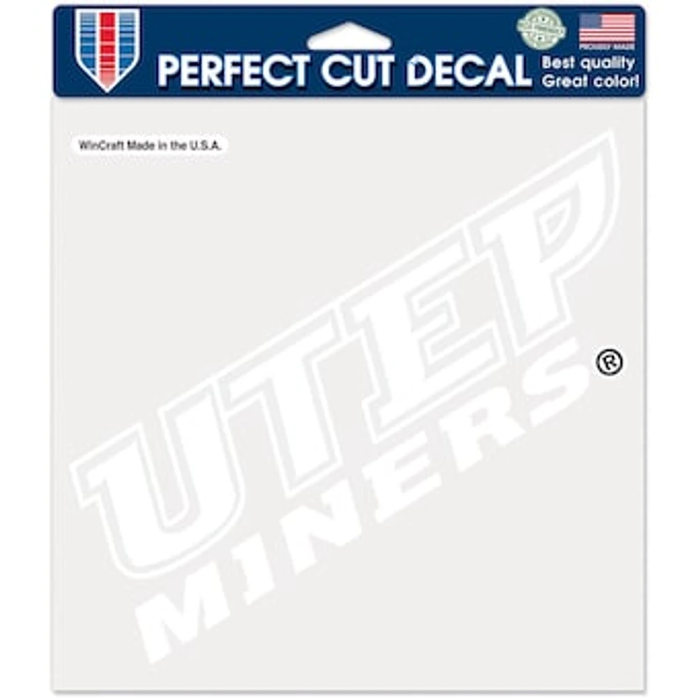 WinCraft UTEP Miners 8" x 8" Alternate Perfect Cut Decal