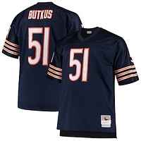 Men's Mitchell & Ness Dick Butkus Navy Chicago Bears Big Tall 1966 Retired Player Replica Jersey