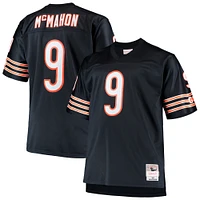 Men's Mitchell & Ness Jim McMahon Navy Chicago Bears Big Tall 1985 Retired Player Replica Jersey