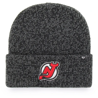 Men's '47 Black New Jersey Devils Brain Freeze Cuffed Knit Hat