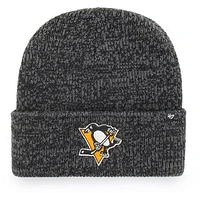 Men's '47 Black Pittsburgh Penguins Brain Freeze Cuffed Knit Hat