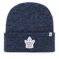 Men's '47 Navy Toronto Maple Leafs Brain Freeze Cuffed Knit Hat