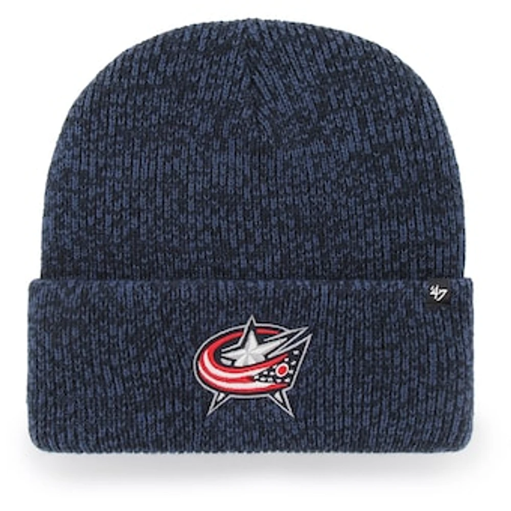 Men's '47 Navy Columbus Blue Jackets Brain Freeze Cuffed Knit Hat