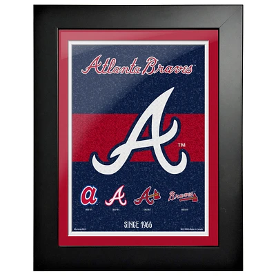 Atlanta Braves - 12'' x 16'' Heritage Tradition Framed Artwork