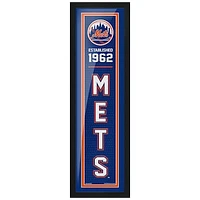 New York Mets - 6'' x 22'' Established Framed Artwork