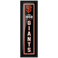 San Francisco Giants - 6'' x 22'' Established Framed Artwork