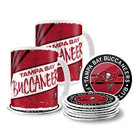 Tampa Bay Buccaneers - 15oz. Classic Mug with 8-Piece Coaster Set